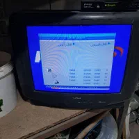 تلویزیون رنگی قدیمی اطلس سالم+گیرنده دیجیتال فدرال