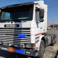 اسکانیا سفید تمام رنگ