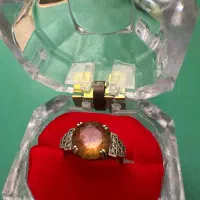 انگشتر جواهری نقره