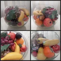 میوه مصنوعی باکس جعبه کادویی تنگ شیشه گل شب یلدا