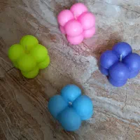 شمع روبیک رنگی و جذاب