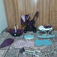 پک کامل کالسکه باروروک روماپلاس|کالسکه و لوازم جانبی|اهواز, زیتون کارگری|دیوار