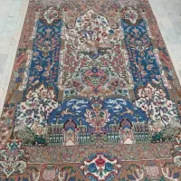 فرش دستباف کاشمر طرح جدید شکارگاه