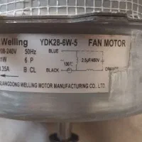 موتور فن کولر گازی همراه با پروانه|کولر گازی و فن‌کوئل|شاهین‌شهر, مخابرات (شهید بهشتی)|دیوار