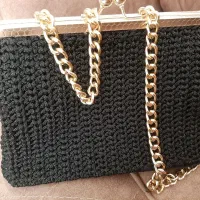 کیف مکرومه فروشی کار دست خودمه تازه بافتش