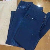 شلوار کتان مردانه و‌ لی زنانه