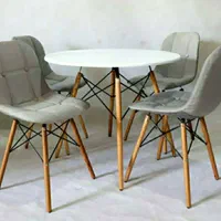 میز و صندلی ناهارخوری  غذاخوری چهار نفره پارچه ای