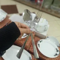 قاشق و چنگال استیل یونیک|ظروف سرو و پذیرایی|کرج, حصارک پایین|دیوار