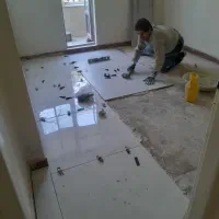 کاشی کاری کاشیکاری سرامیک موزائیک کار چسبی ملاتی