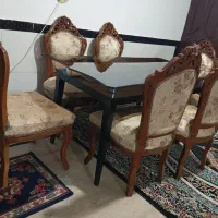 میز غذاخوری 6 نفره