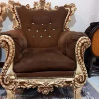 مبل ۷ نفره سلطنتی به همراه میز عسلی|مبلمان خانگی و میز عسلی|رشت, جانبازان|دیوار