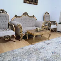 مبلمان نیمه سلطنتی  ۷ نفره سفارشی مناسب جهیزیه|مبلمان خانگی و میز عسلی|مشهد, چهارچشمه|دیوار