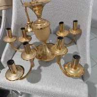 دو عدد لوستر ۵ شاخه و ۳ شاخه