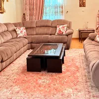مبل ال همراه یک کاناپه|مبلمان خانگی و میز عسلی|تهران, دروس|دیوار