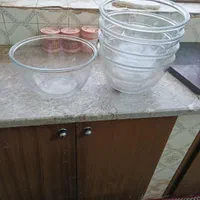 18کاسه شیشه آیی بزرگ