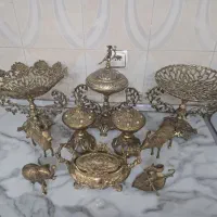 ظروف برنجی برنزی میوه خوری شیرینی خوری مجسمه|ظروف سرو و پذیرایی|تهران, تهرانسر غربی|دیوار