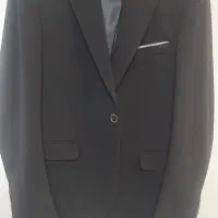 ست کامل کت شلوار، پیراهن، کفش چرم کاملا نو