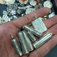 جاحرزی نقره و آویز نقره