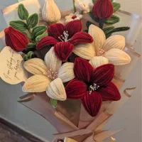 گل‌های دست‌ساز مخملی/سفارشی و خاص