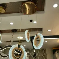 لوستر سه شعله آویز وارداتی سه حالته شیک و ارزان|لوستر و چراغ آویز|اصفهان, تخت فولاد|دیوار