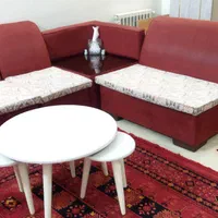 مبل اِل راحتی کاملا سالم و تمیز|مبلمان خانگی و میز عسلی|تهران, جابری|دیوار