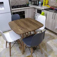 میز و صندلی غذاخوری پایه چوبی پلاستیکی  hasti|میز و صندلی غذاخوری|تهران, خرمشهر|دیوار