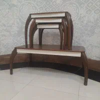 یک عدد میز جلو مبلی و سه عدد گل میز