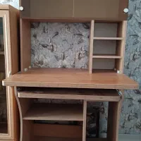 میز تحریر و کامپیوتر ویترین دار ام دی اف