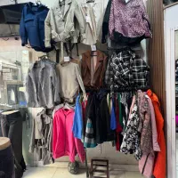 لباس زنانه پالتو بارونی شلوار جین کتان لباس زیر و.