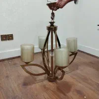 لوستر چهار شاخه در حد نو