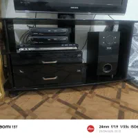 میز زیر تلویزیونی  شیشای