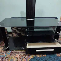 میز  ال‌سی‌دی  شیشه‌‌ای ۴ میلی‌متری دودی|میز تلویزیون|بندر امام خمینی, |دیوار