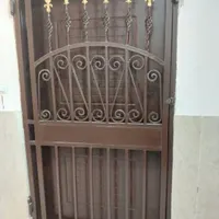 درب چوبی وحفاظ آپارتمان فرفورژه ای سنگین|مصالح و تجهیزات ساختمان|فولادشهر, C2|دیوار