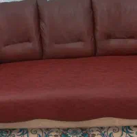 مبل چرم شیش نفره سالم