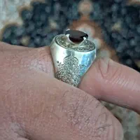 انگشتر نقره دست‌ساز