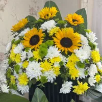 باکس گل تزیین شده