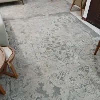 دو عدد فرش طرح فرانسوی ۶ متری و ۹ متری