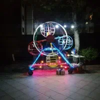 چرخ و فلک و ترامپولین اجاره ای ساعتی