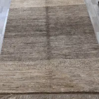 سه متری گبه دستبافت شیراز راه راهی کرم طوسی