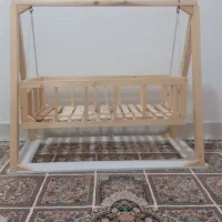 گهواره  تمام چوب سالم  ابعاد 1 در 1