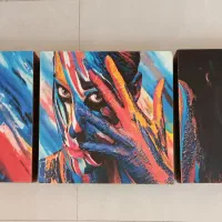 تابلو بکلیت طرح نقاشی چهره