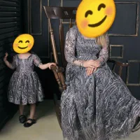 ست لباس مجلسی مادر و دختر (شیک و مزون‌دوز)