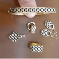 ست سیاه قلم طلا