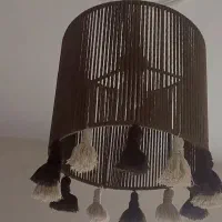 لوستر مکرومه با آویز منگوله و حتی ساده|لوستر و چراغ آویز|تهران, استخر|دیوار