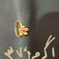 انگشتر بچه گانه و گوشواره و زنجیر