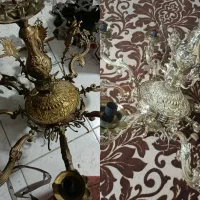 پرداختکاری و تعمیرات لوستر و...برنزی