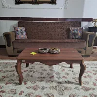 مبل ده نفره با عسلی نو