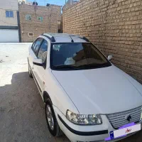 سمند ۹۳ سفید بدون رنگ