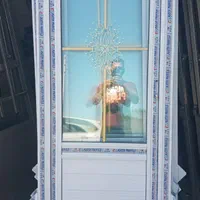 در پنجره پی وی سی pvc تکجداره|مصالح و تجهیزات ساختمان|خاوران, |دیوار