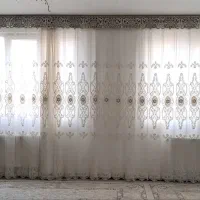 پرده حریر|پرده، رانر، رومیزی|قم, باغ شریفی|دیوار